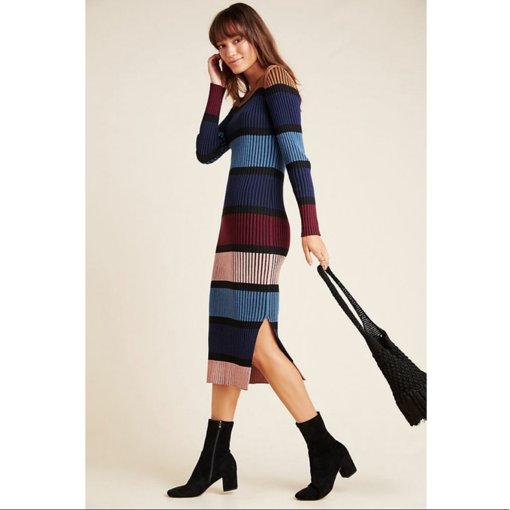 Anthropologie Dolan Lorna Sweater Midi Dress